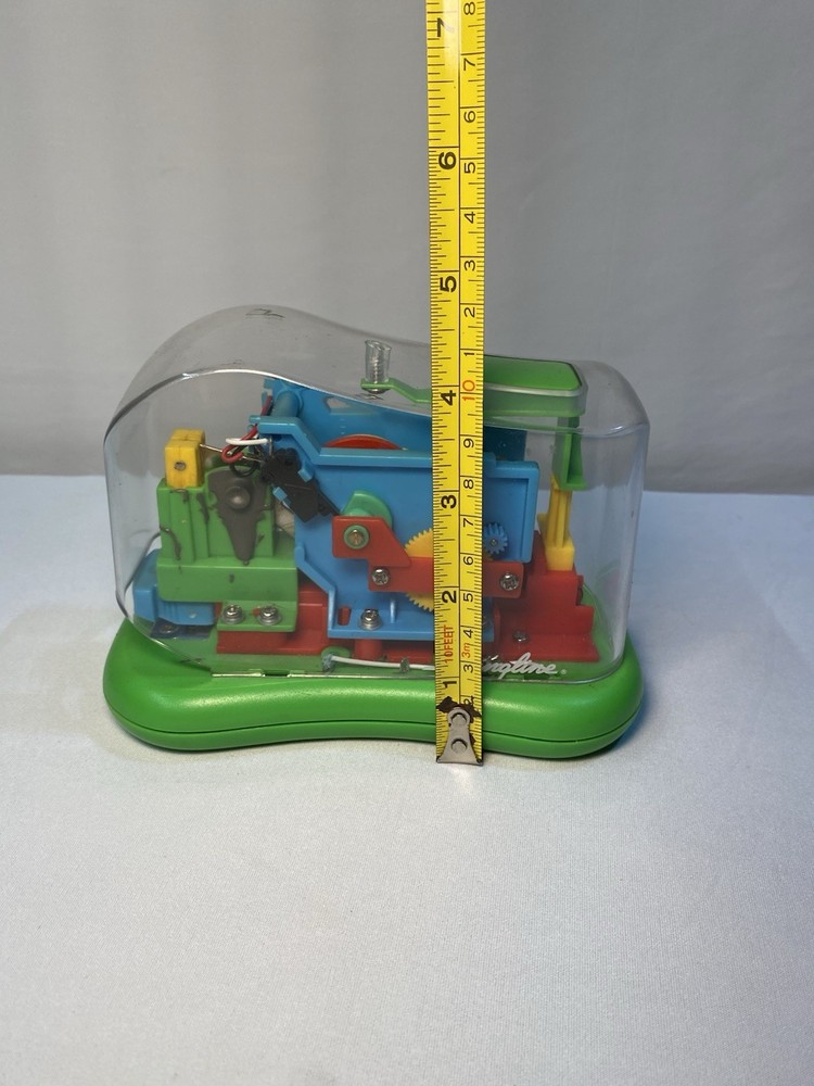 Swingline See Through Clear Stapler, Green Base, Automatic And Electric Untested