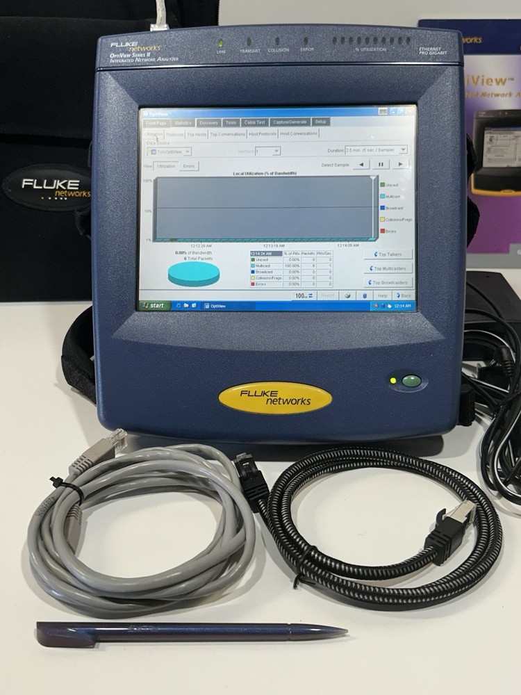 Fluke Network Optiview Series II Integrated Network Analyzer Excellent Condition