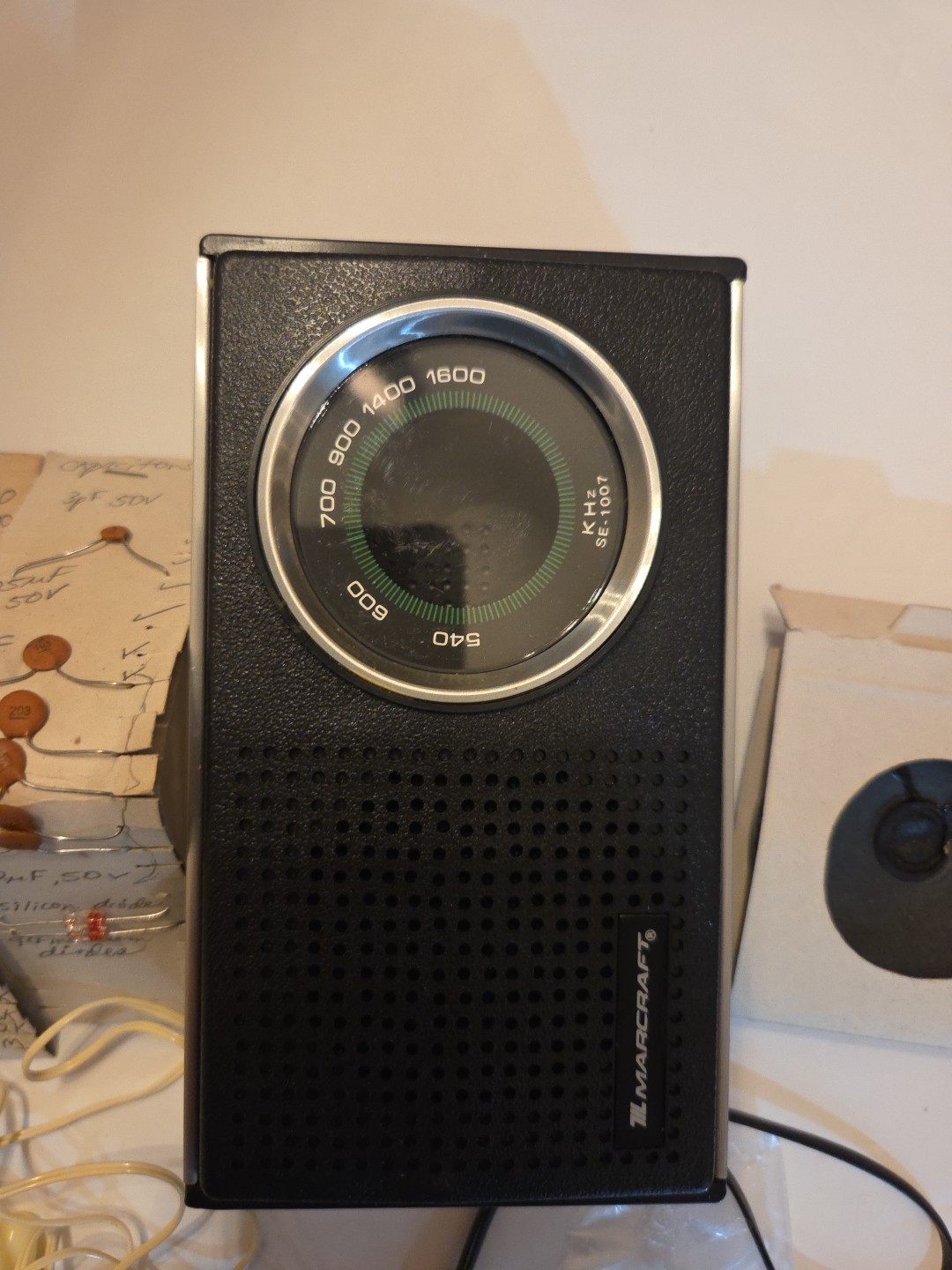 Marcraft SE-1007 Transistor Radio Kit - Not Complete