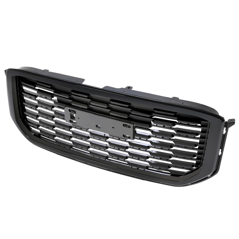 For GMC Yukon Denali Style 2015-2020 22936421 Front Upper Grille Gloss Black ABS
