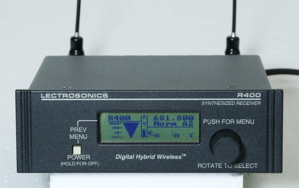 Lectrosonics R400 UHF Synthesized Receiver + Lectro UH400A Transmitter Wireless