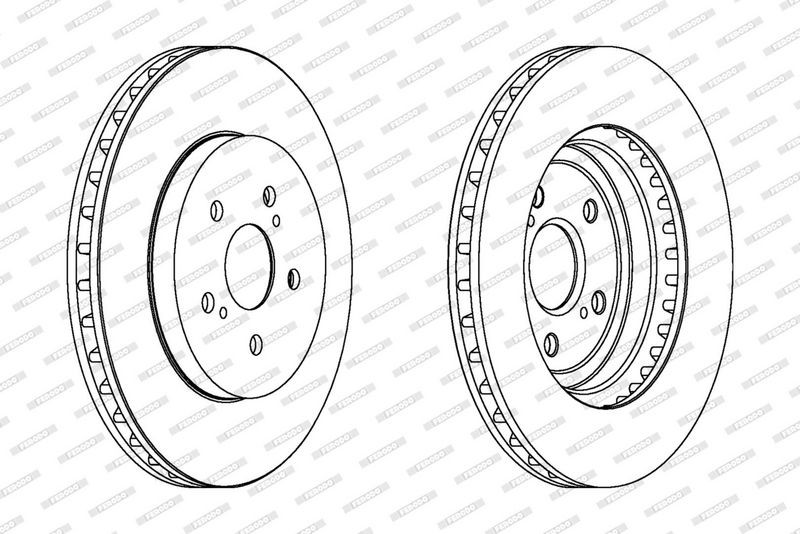 Brake Disc FERODO DDF1544C