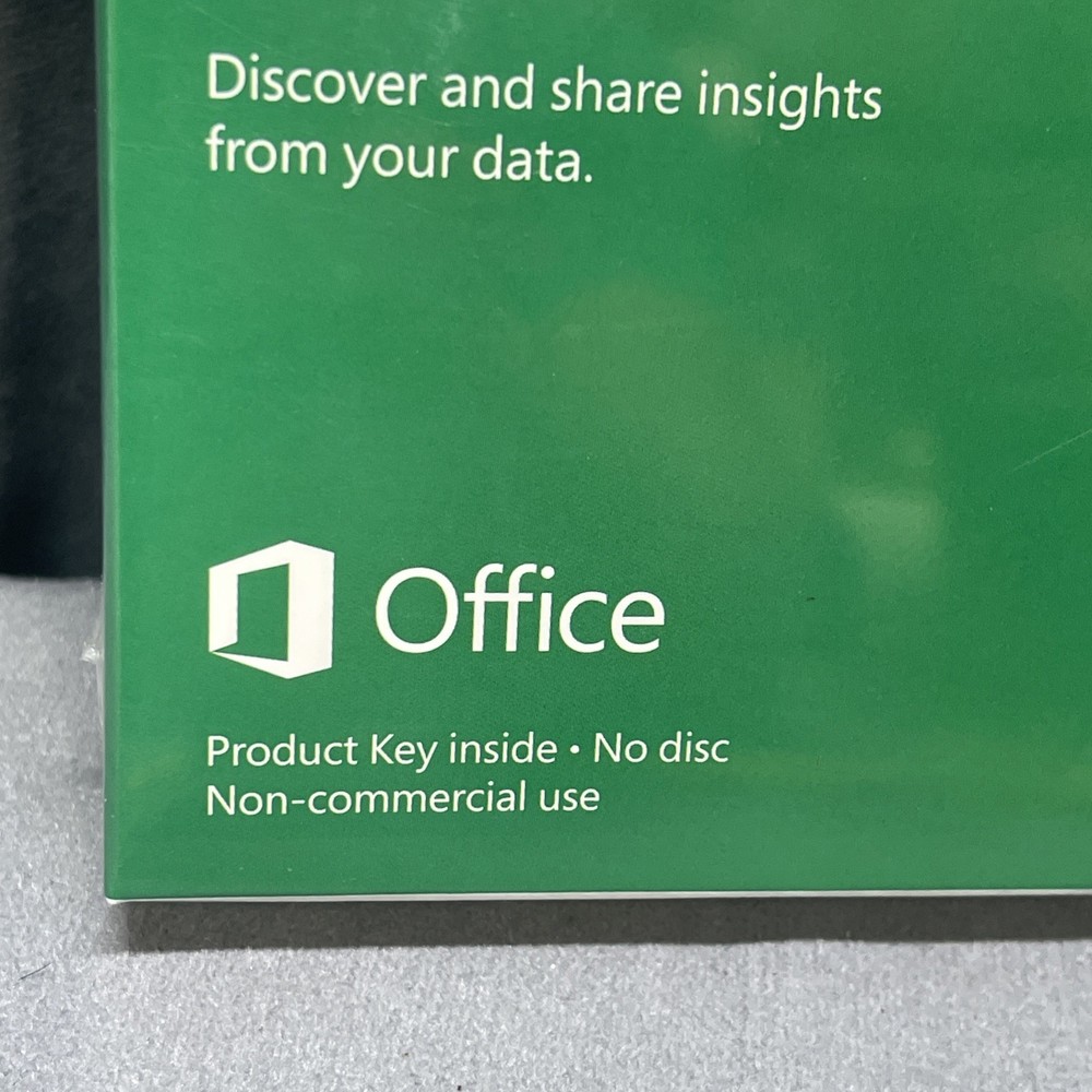Microsoft Word 2013 & Microsoft Excel 2013 Key Cards In Sealed Boxes 1 PC