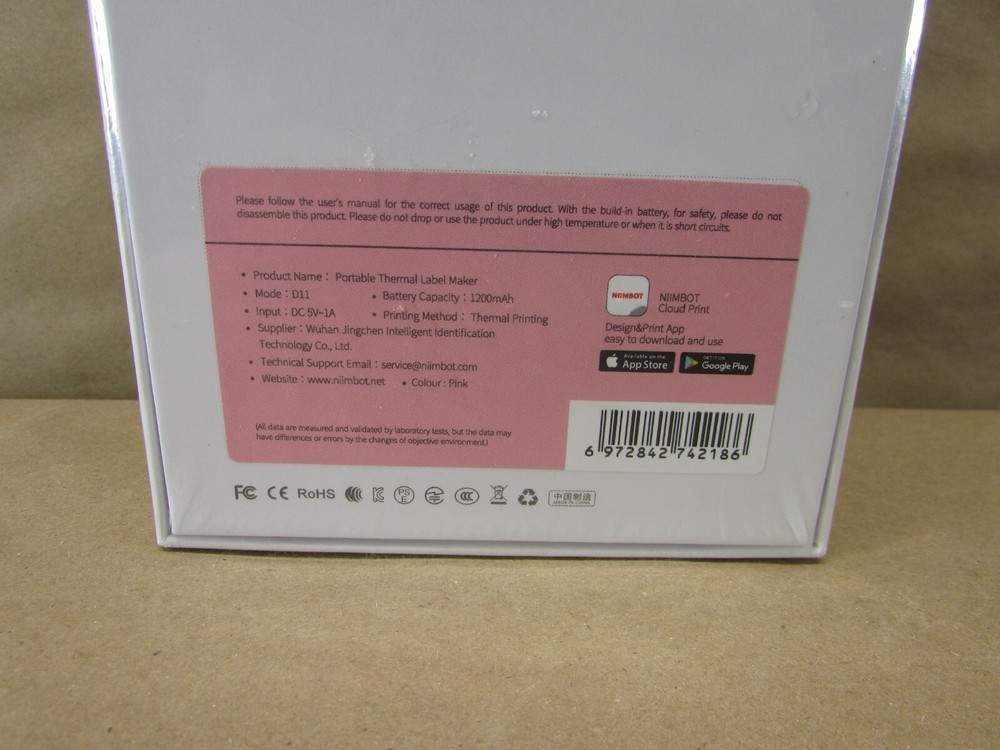 NIIMBOT Label Maker Machine D11 Label Printer Tape