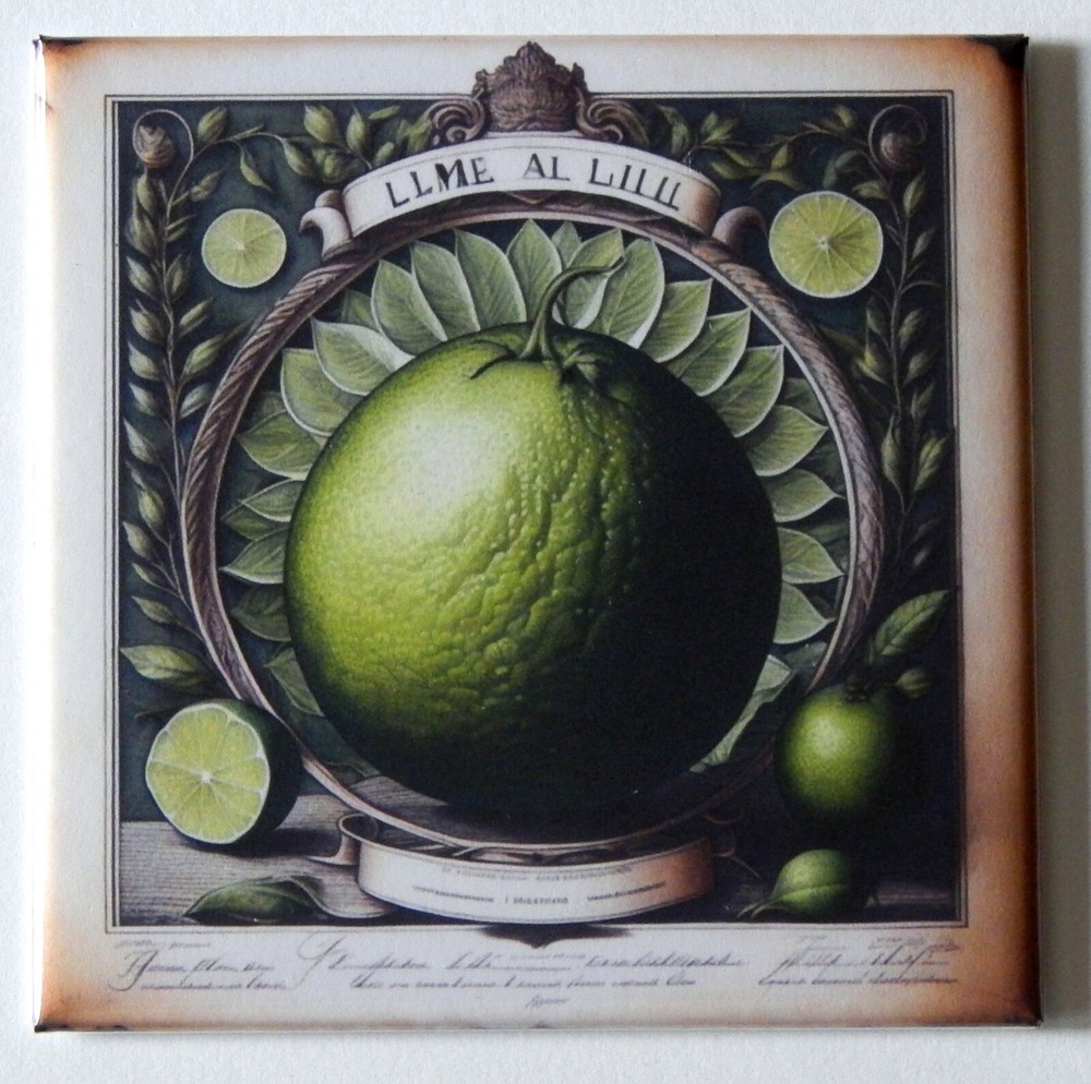 Limes FRIDGE MAGNET sign advertisement "style D"