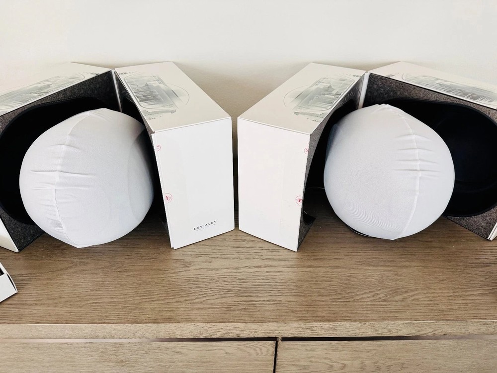 Devialet Phantom 1 108db Matte Black Pair, Original Packaging, 2 Remotes