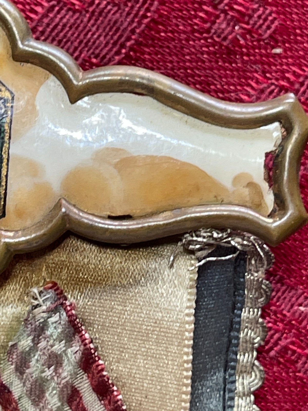 Mystic Workers of the World Elcho Wisconsin Celluloid Medal Award Funeral