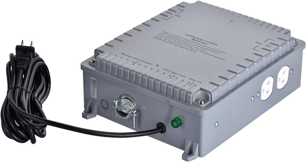 4-Light Controller with Trigger Cord, 4 Lighting Relay Controller, 120/240 Volt,