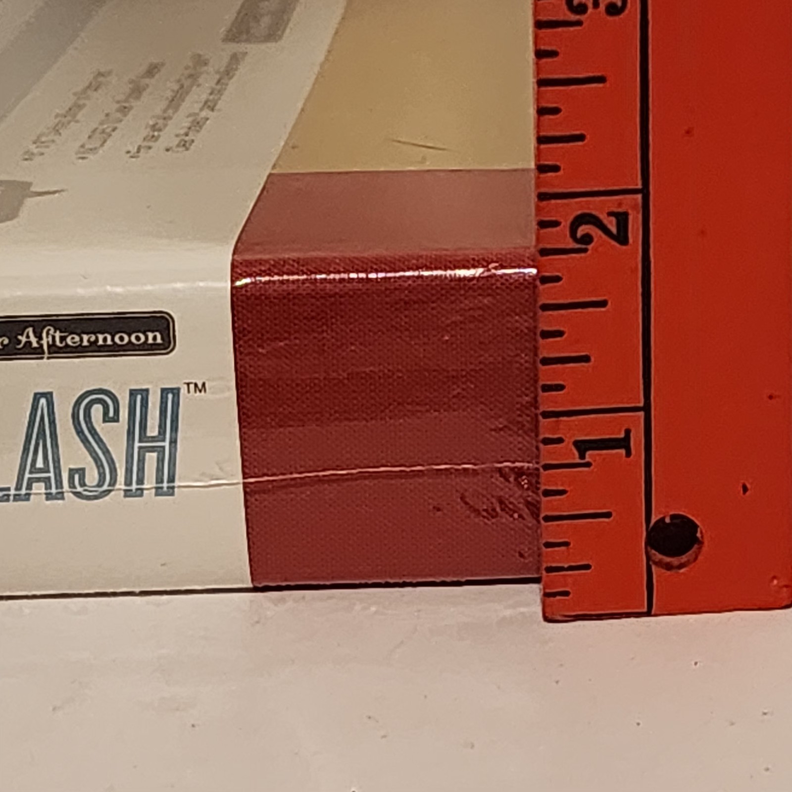 October Afternoon Daily Flash 6x8 D-ring Scrapbook Album Binder -Poppy