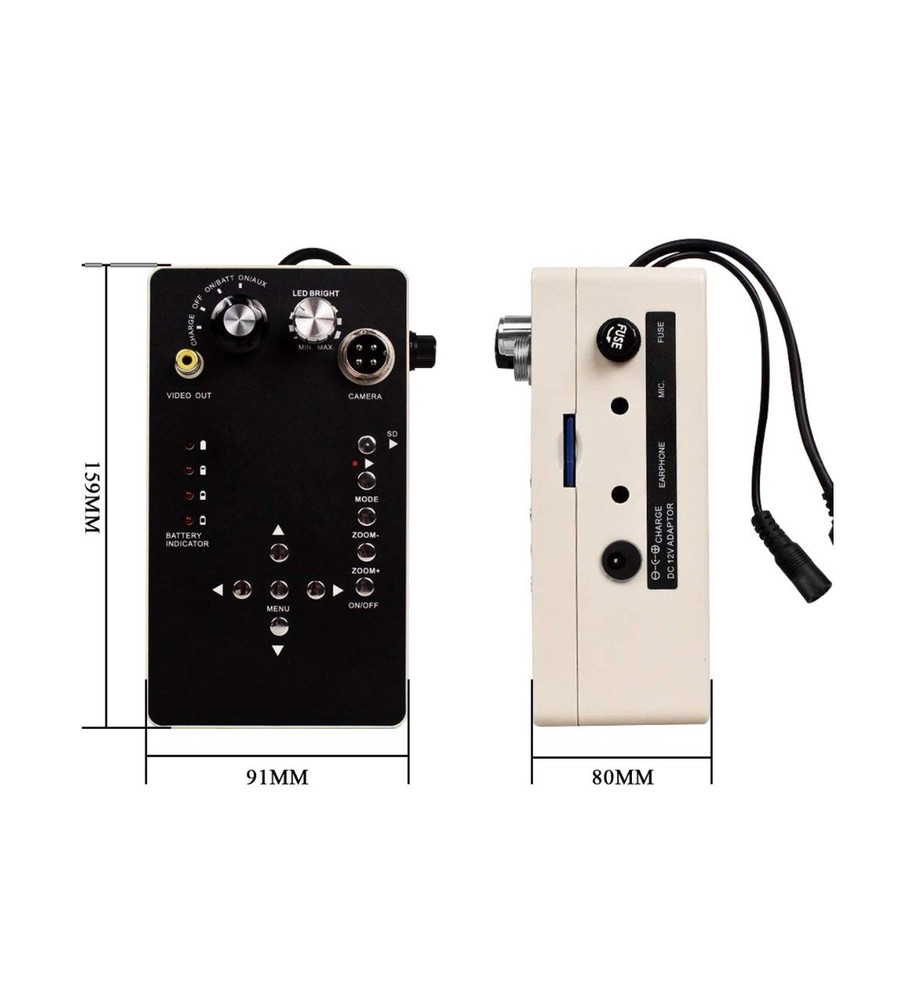 Pipeline Camera Control Box, Adjustable Camera, HBUDS IHBUDS Anysuns) (with DVR)