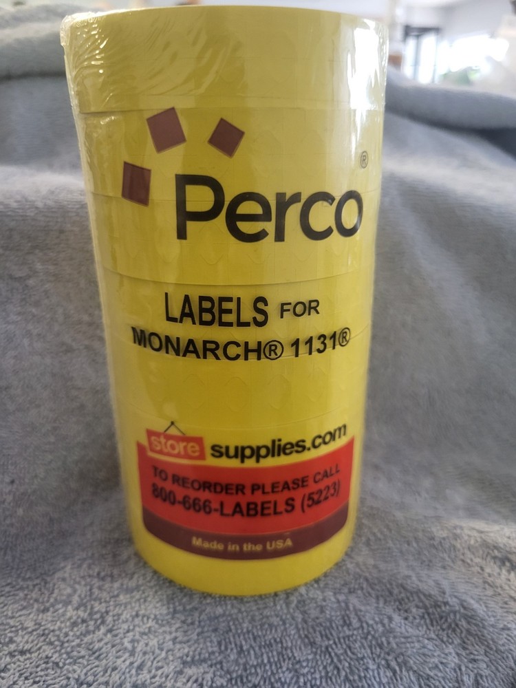 Perco Labels For Monarch 1131