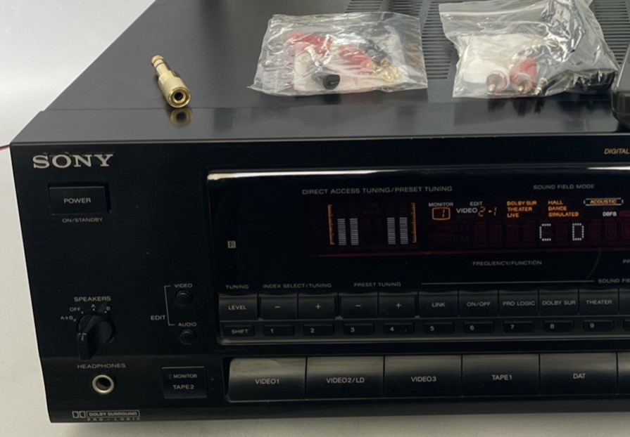 TESTED Sony STR-D911 Digital Sig. Processing Audio/Video Control + REMOTE BUNDLE