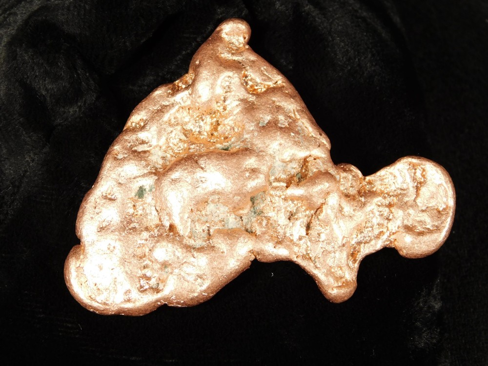 Big! Heavy Solid COPPER NUGGET or Native Copper Float Michigan 130gr