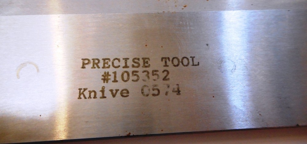 PRECISE TOOL, CUTTING KNIVE, PART NO. 0574, BLADE LENGTH 7" LONG