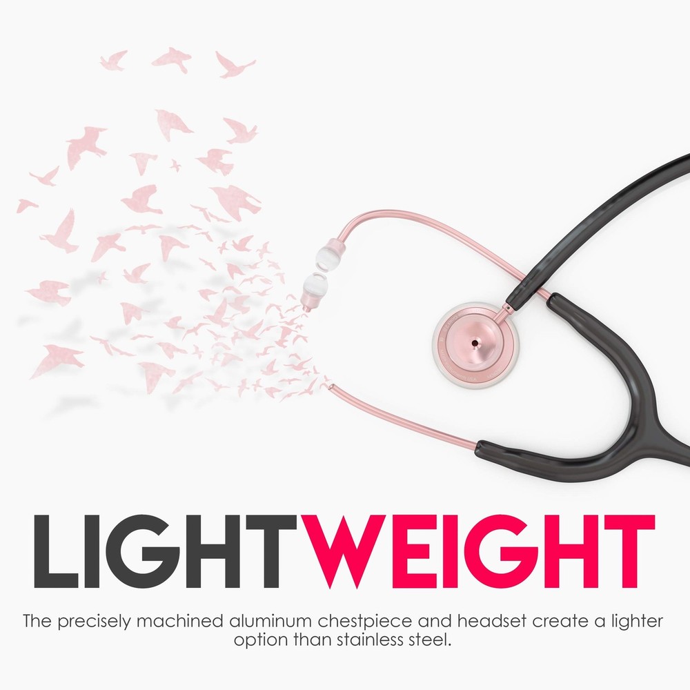 MDF Instruments, Acoustica Lightweight Stethoscope for Doctors, Nurses, Stude...
