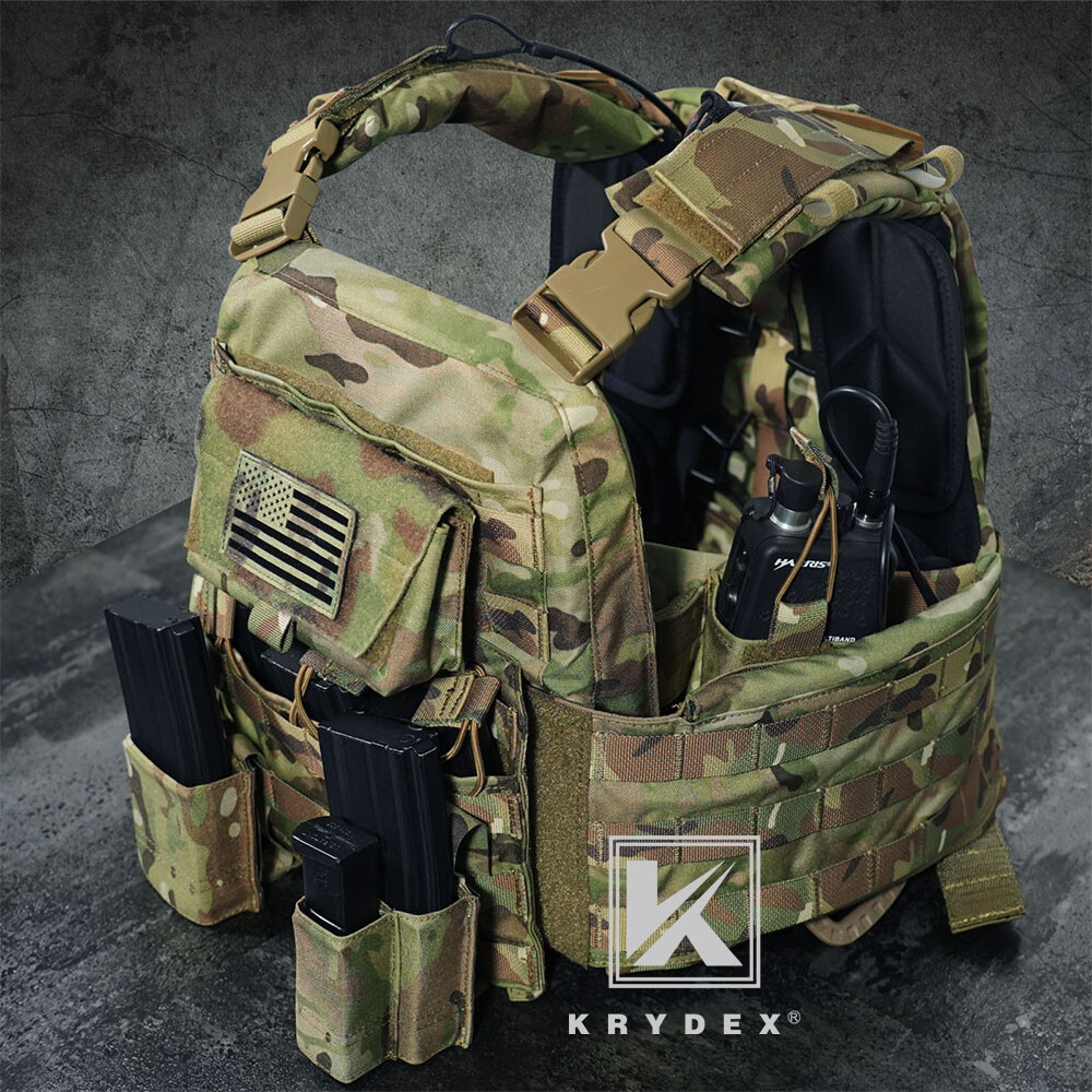 KRYDEX Tactical Shot Shell Ammo Pouch Removable Elastic Pack MOLLE / Belt Mount