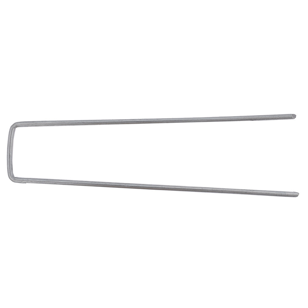 6" Garden Stakes 100/200/500/1000 Pack Landscape Staples Galvanized Sod Staples