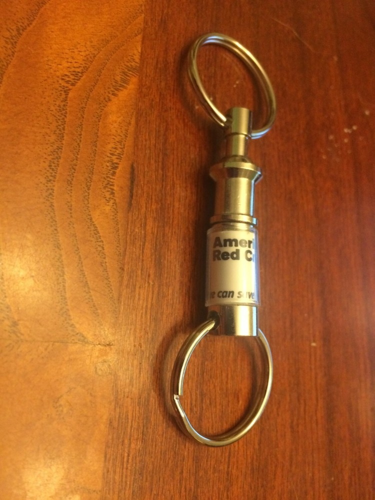 Red Cross key chain.  Functional nice Take a look!