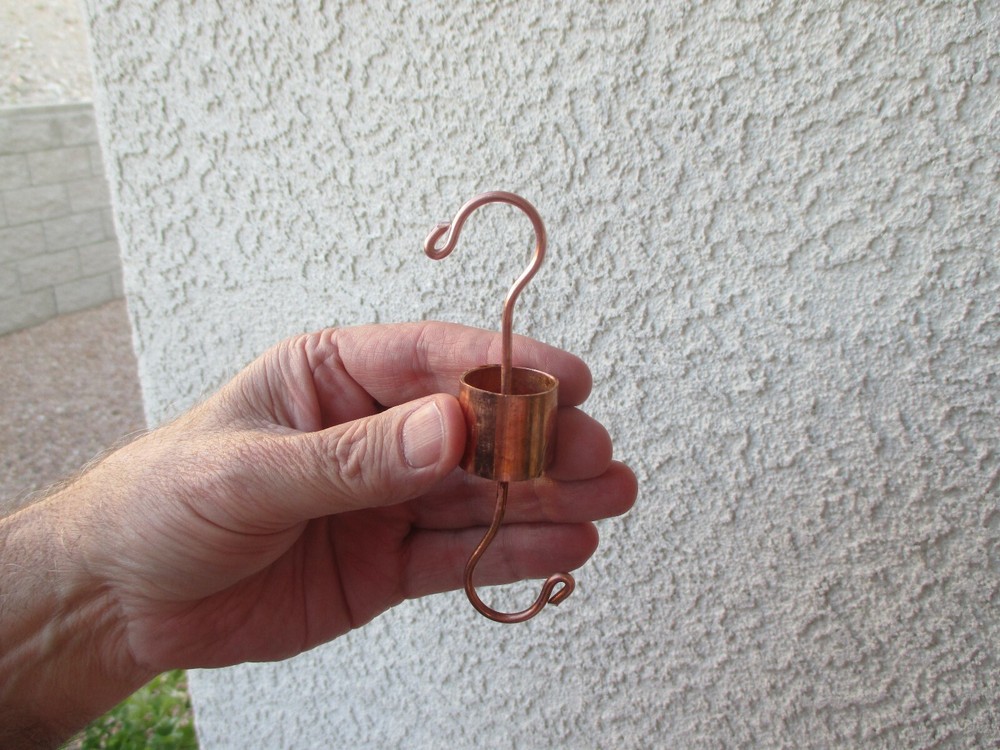 1 HUMMINGBIRD FEEDER ANT TRAP GUARD MOAT SOLID COPPER ! Made in USA !