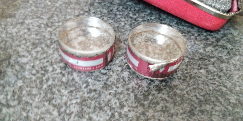 Starrett Webber 1" Optical Flats with Case PAIR Double sided G1 Sapphire