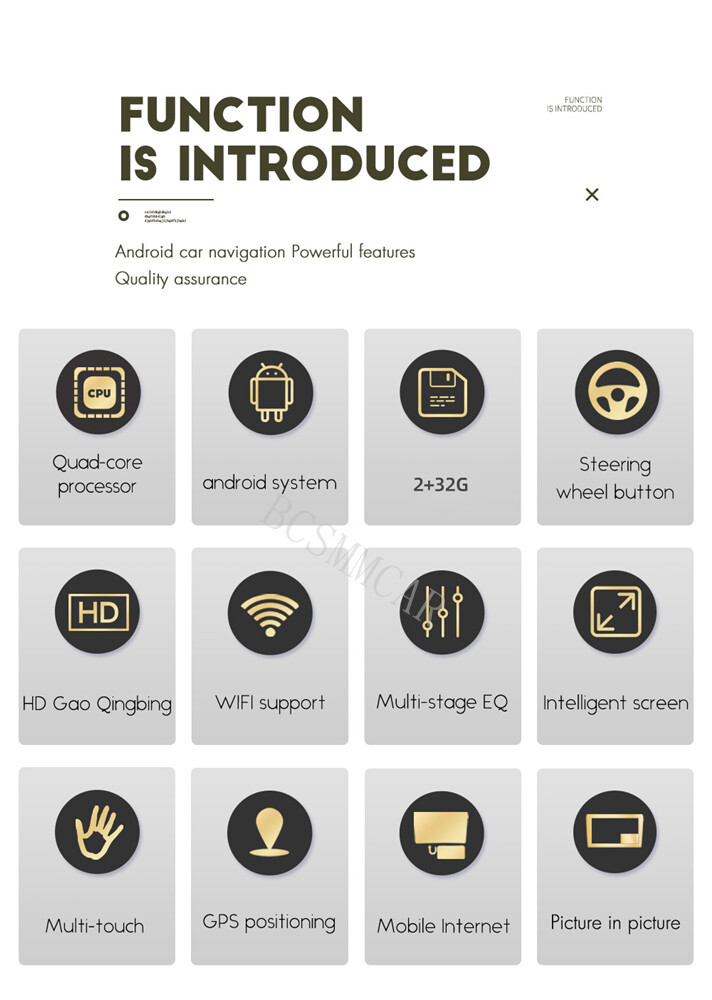 6.8 in Android 13 Car Radio Fit for Volkswagen Beetle 2006-2010 Player GPS Navi