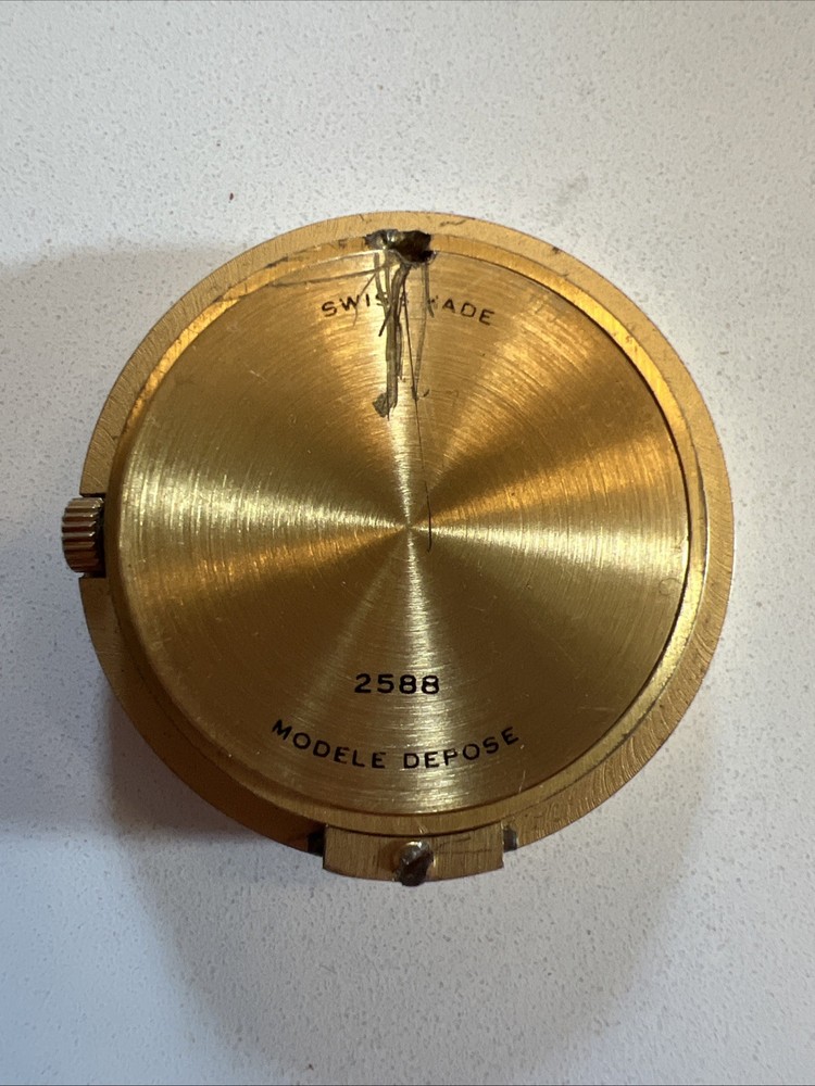 Rare Tiffany & Co. Table Clock Desktop Clock Battery Replaced *READ*