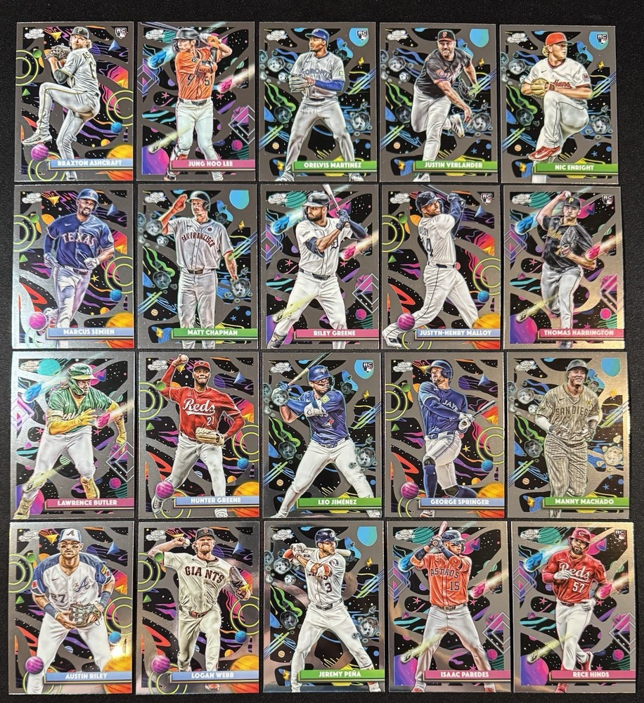 2025 Topps Chrome Cosmic - Base, Inserts, Refractors & Nucleus (You Pick)