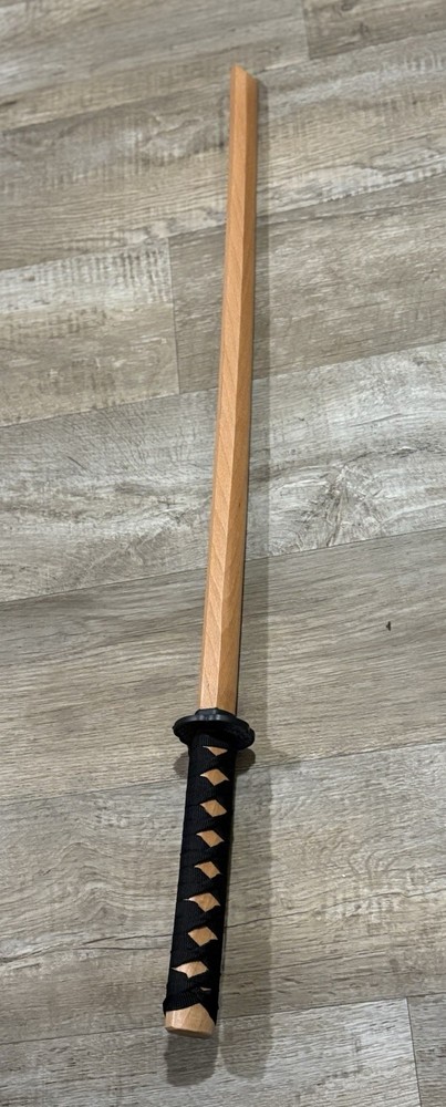 Bokken With Handle Wrap
