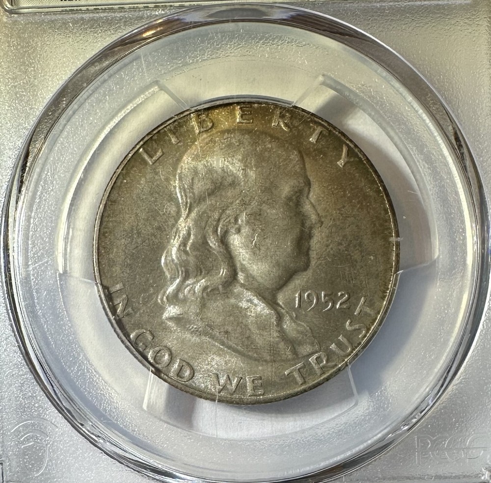 1952 S Franklin Half Dollar PCGS MS65
