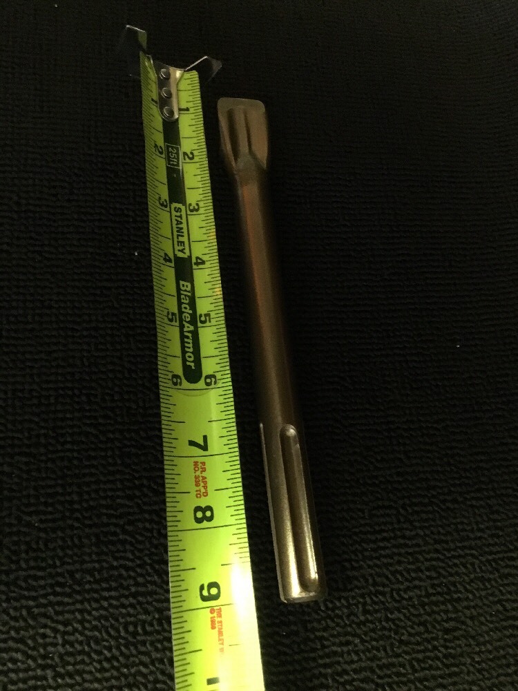 HILTI CHISEL FLAT SDS MAX 1" X 9" PREOWNED, FREE HAT, FAST SHIP