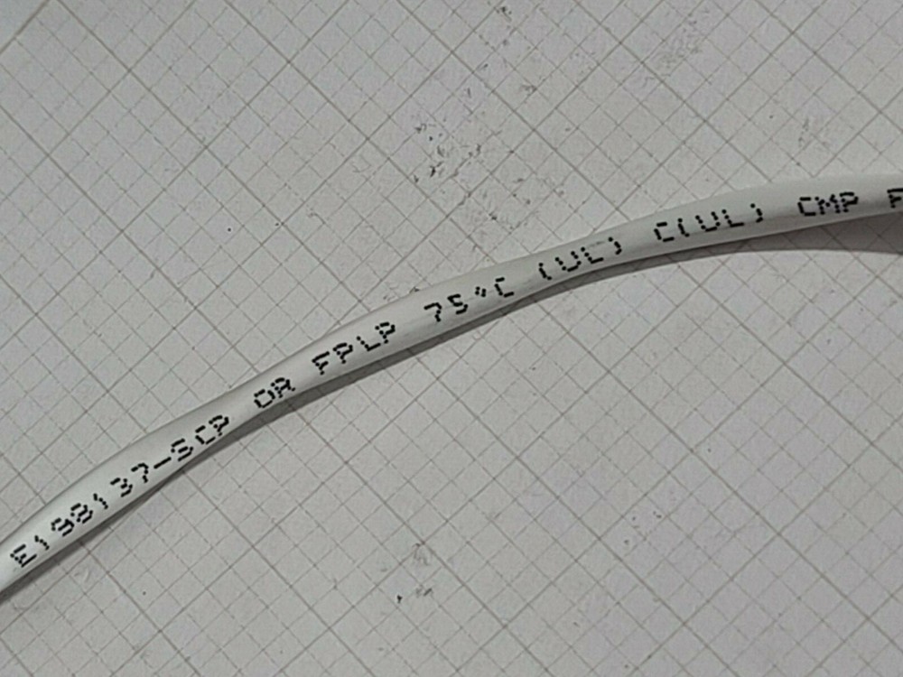 Structured Cable Products/SCP 16/2C Plenum Security/Alarm Cable White /100ft