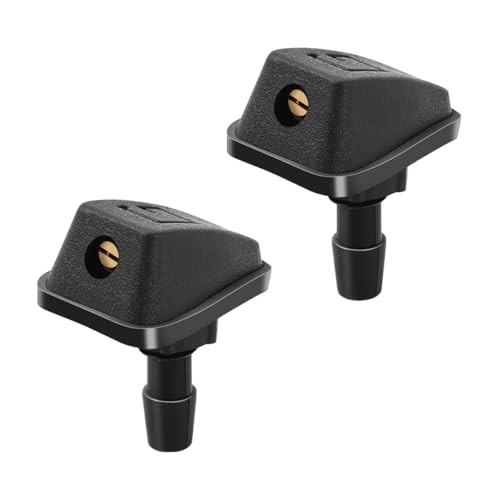 2PCS Car Front Windshield Washer Nozzles, 0.31" Adjustable Single Hole Vehicle