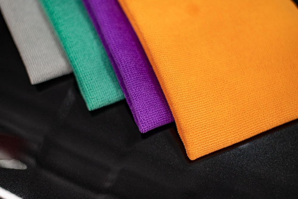 Professional Microfiber Detailing Towels for Ceramic Coating - 12-Pack