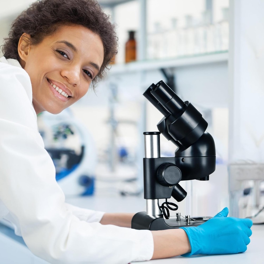 Mounted Binocular Stereo Microscope, Microscopes, Portable Biological Microscope