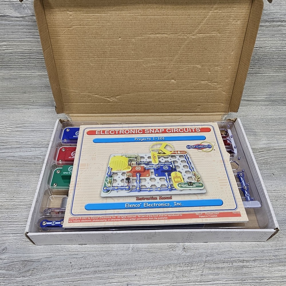 Snap Circuit Jr. Snap-Together Electrical Components Not Complete Missing Parts