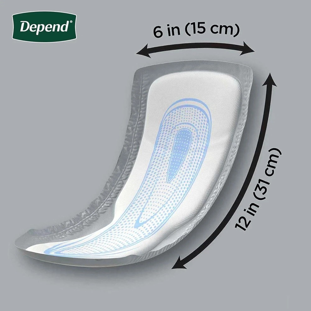Guards Incontinence Pads for Men, Maximum Absorbency, 52 Count, Packaging May...