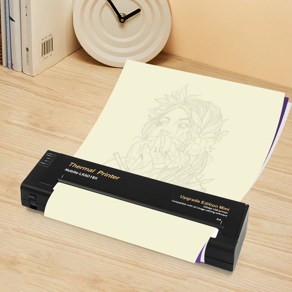 A4 Printer Portable Tabletop Thermal Printer Electric Printing Transfer Machine