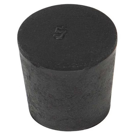 Stopper,  25Mm,  Rubber,  Black, Pk25,  5-004