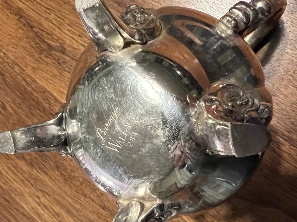 Baroque By Wallace 5 Pc. Silver Plated Tea/Coffee Set 281, 282, 283, 284, 294F