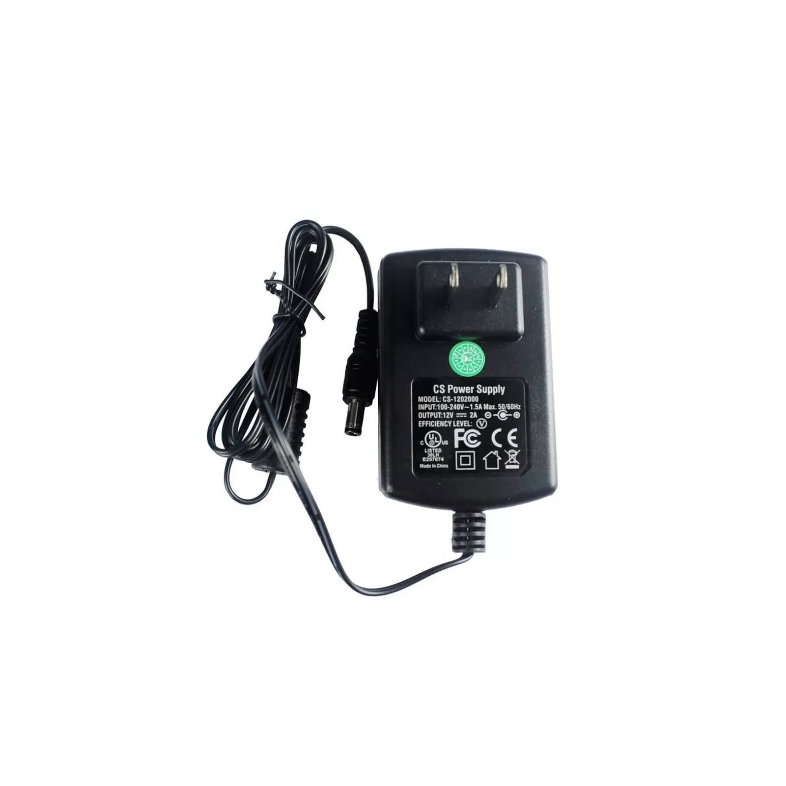 Swann OEM 2A 12 Volt Power Supply with 4 way splitter UL Listed Powers 4 Cameras