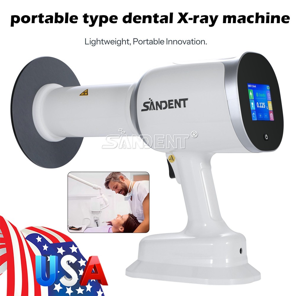 X Portable Mobile Dental Ray Unit Digital Imaging System Machine +Scatter Shield