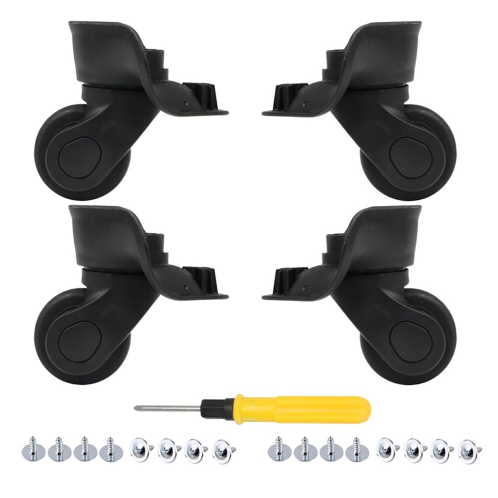 Silent Swivel Wheels for Multi-Surface Suitcases