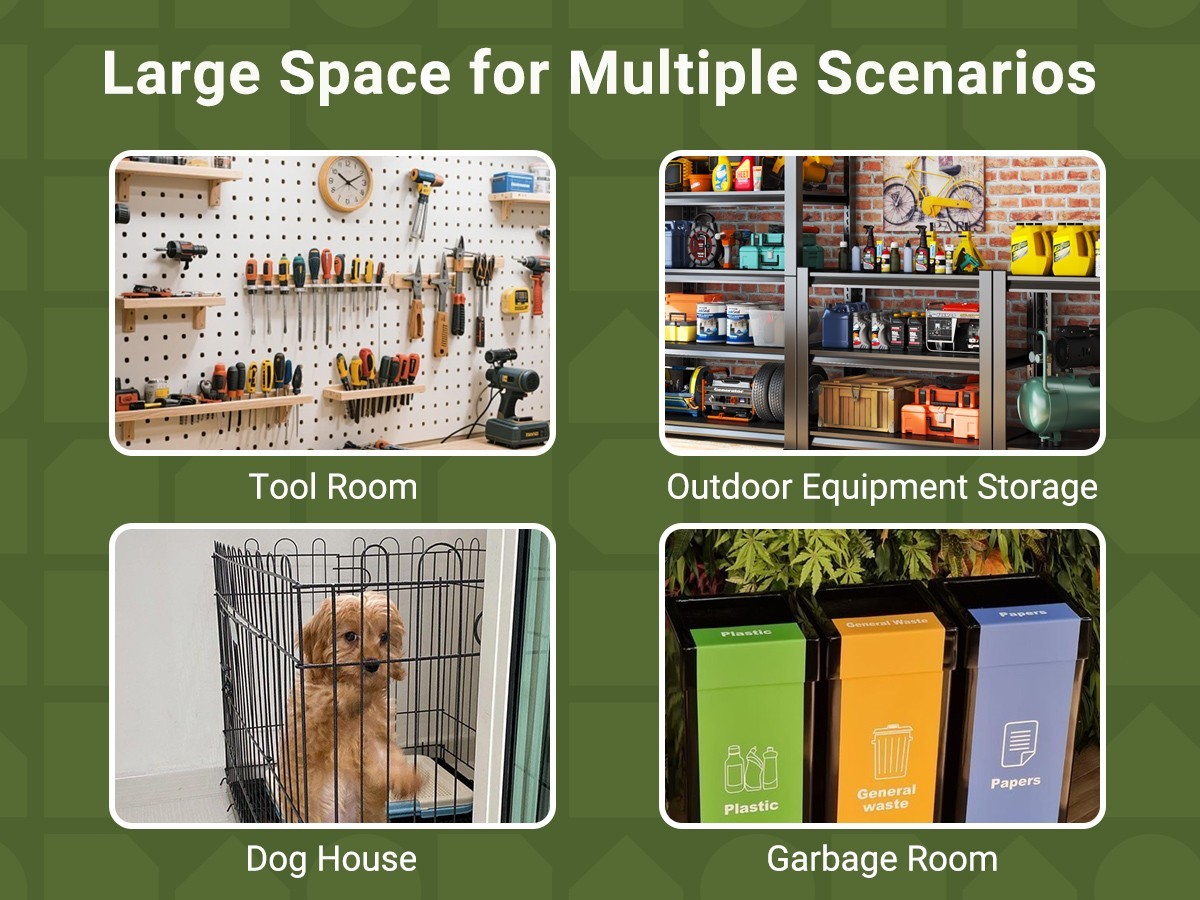 12x14 FT Outdoor Metal Storage Shed with Window,Lockable Metal Garden Tool Shed