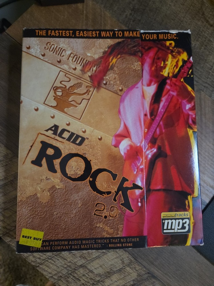 Sonic Foundry Acid Rock 2.0 Software