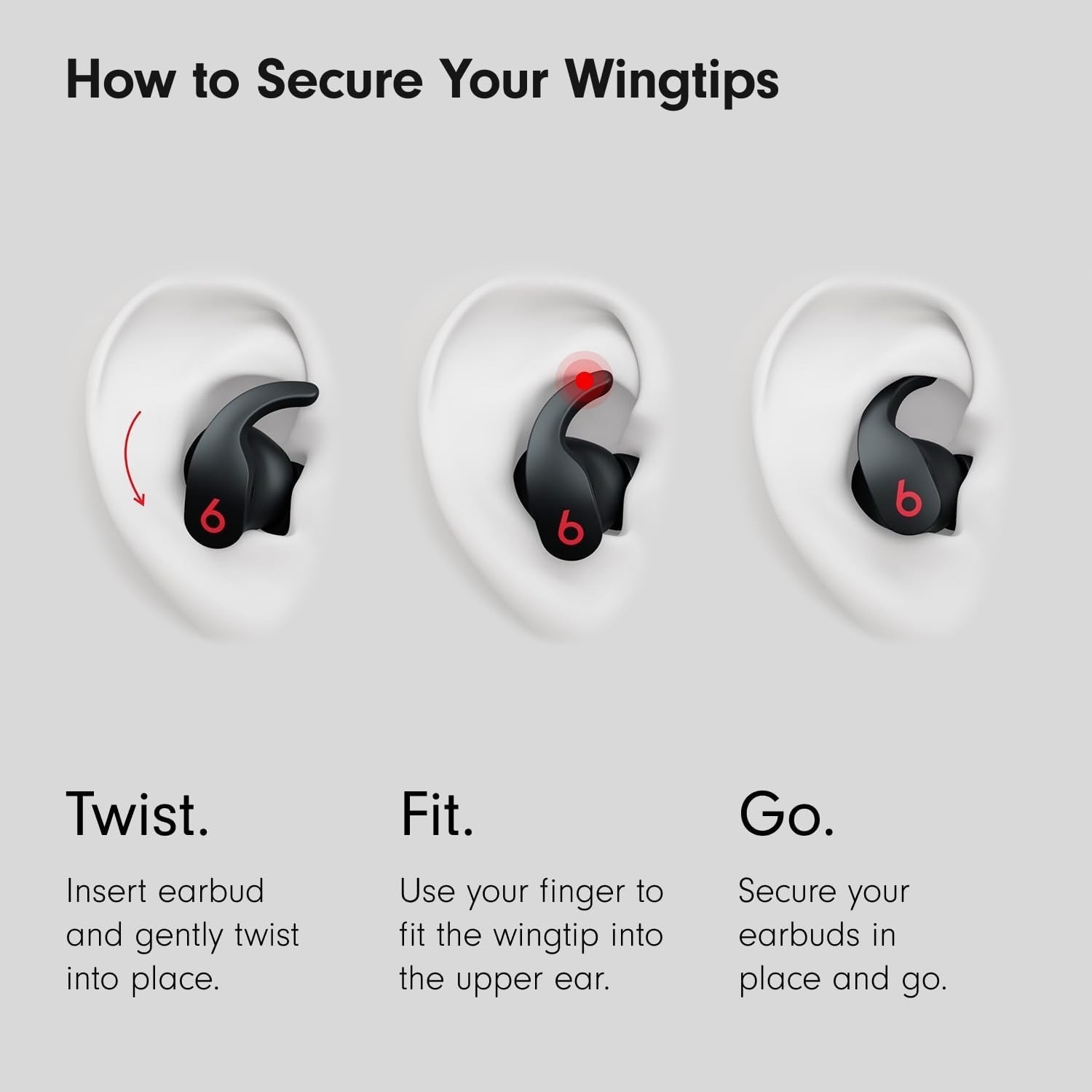 Beats Fit Pro True Wireless Noise Cancelling In-Ear Earbuds Sage Gray MK2J3LL/A