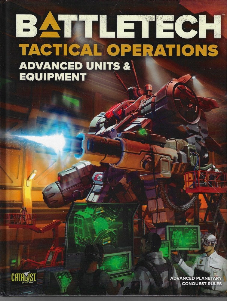 Battletech Tactical Operations Advanced Units & Equipment HC NEW  CAT 35003VB