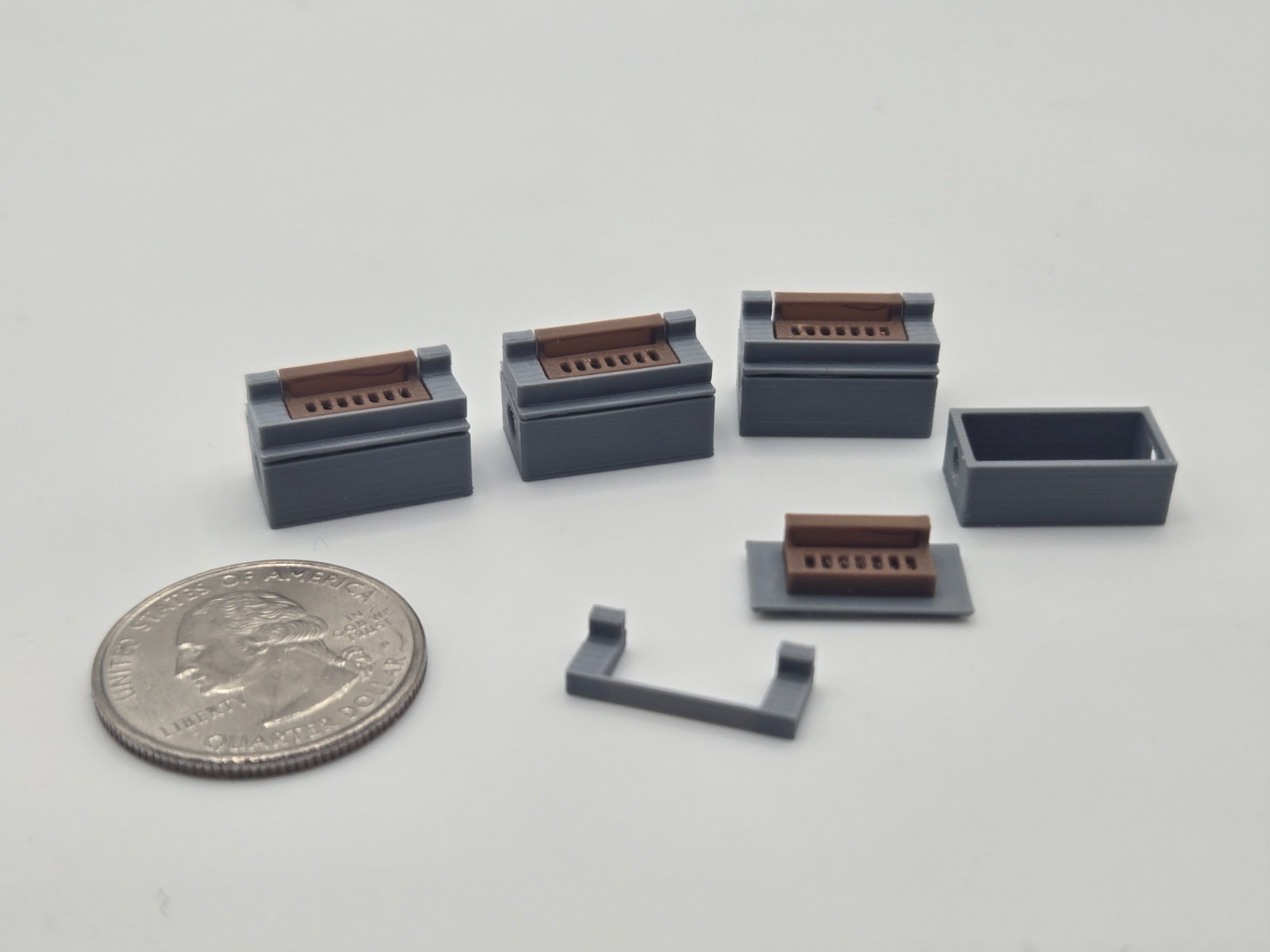 1/87 Catch Basin with Curb Inlet *4 Pack*