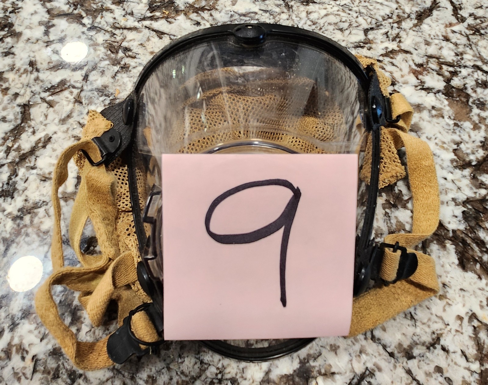 Scott O-Vista Facepiece 803921-02 USED GOOD condition SZ Large SCBA