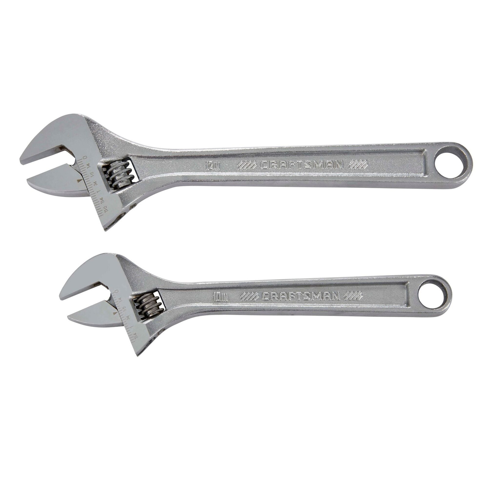 CRAFTSMAN Adjustable Wrench Set, 2-Piece - CMMT12002
