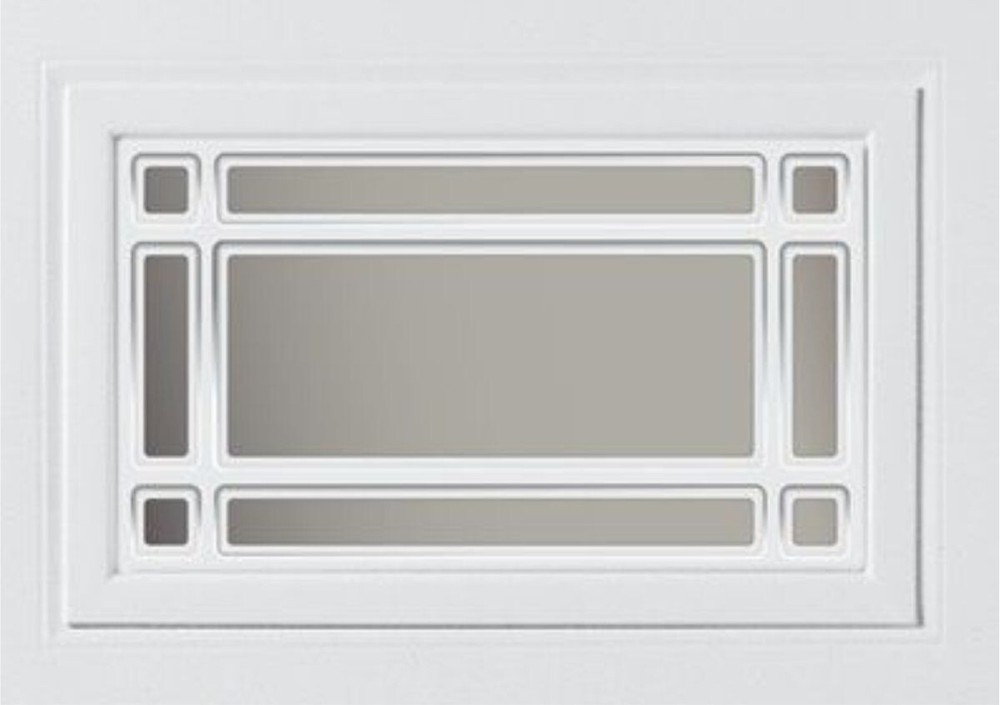 CLOPAY Prairie 510 Replacement Window Inserts /Short Panel Garage Door White